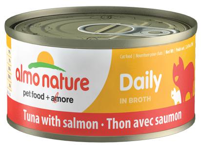 ALMO NATURE DAILY CAT Tuna with Salmon 24 X 70 gram cans